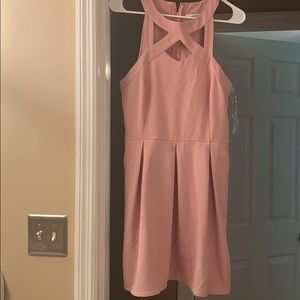 Pink Canvas Dress
